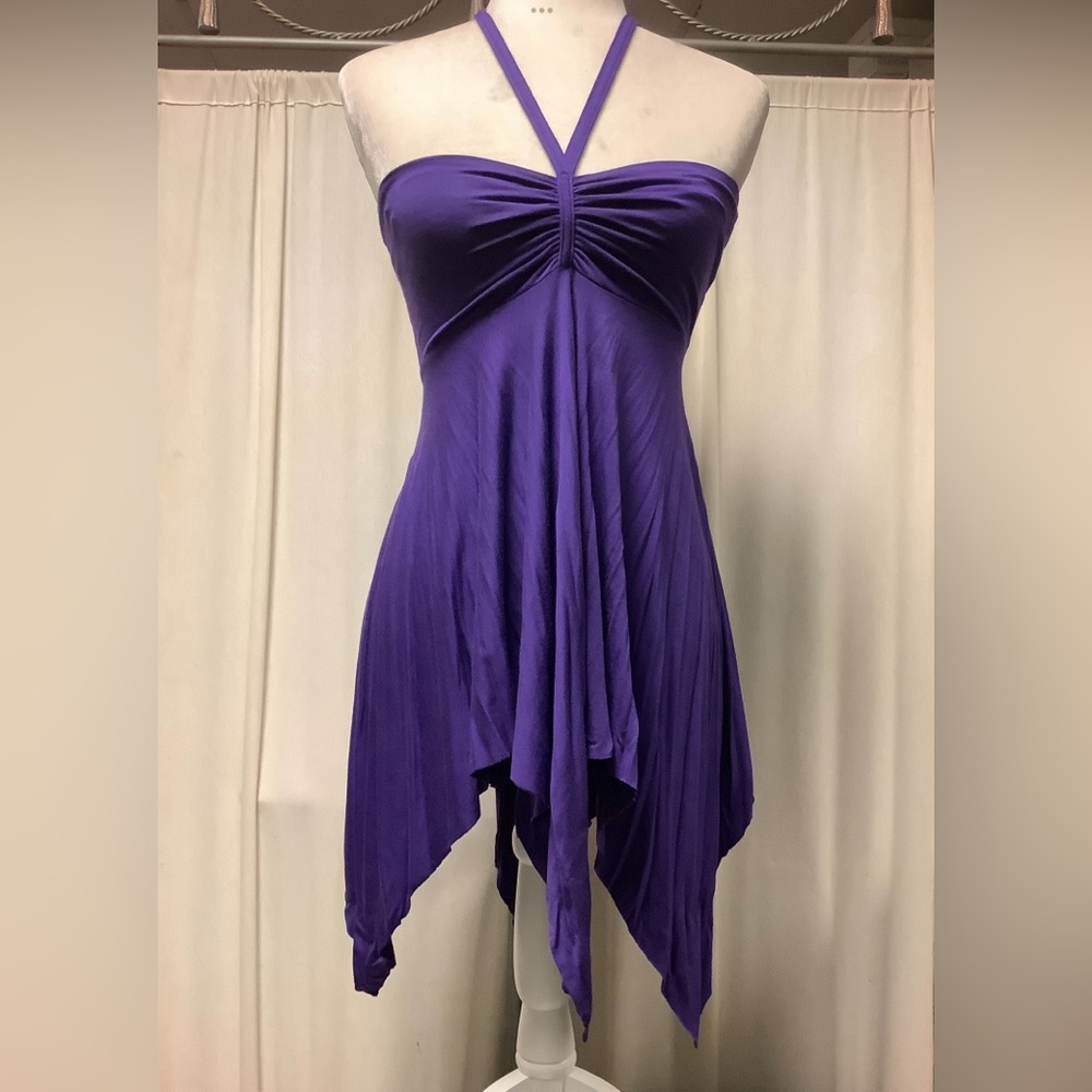 Marciano Y2K jersey strapless halter top